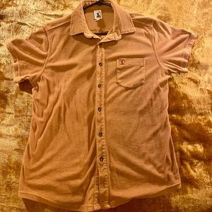 Vintage Terry Cloth Button Down